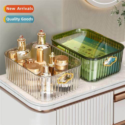 Light Luxury PET Desktop Cosmetic Organizer Dresser Mask Ski