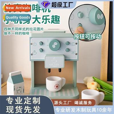 Wooden play house kchen toys children simulati wooden cfee m