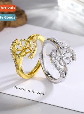 Jewelry wh Zircia Womens Ring Empty Bracket Rings Accessorie