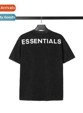 2021 Spring/Summer New FOG Letters Reflective Wash Crafted C