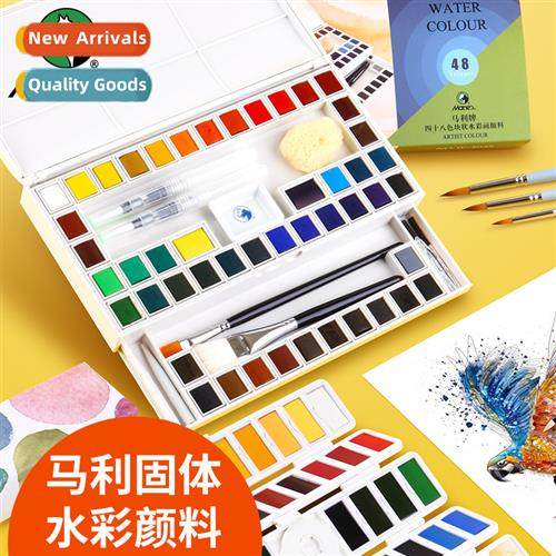 Solid Watercolor Paint Set Beginner Student H Painting Art P