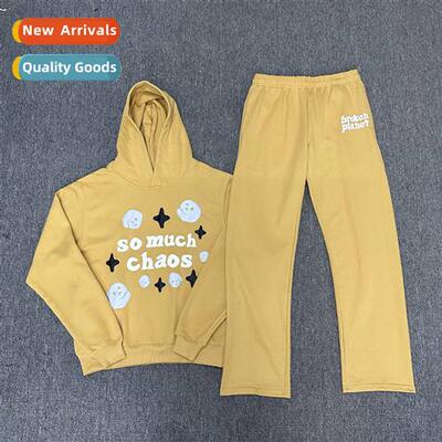 BP broken so much chaos broken planet fun foam print sweatsh