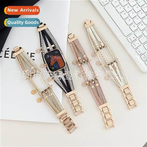 适用apple bracelet beads jewelry metal watch band apple watc