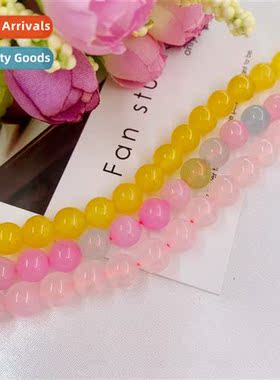 Natural color agate loose beads bracelet beads diy hmade wea