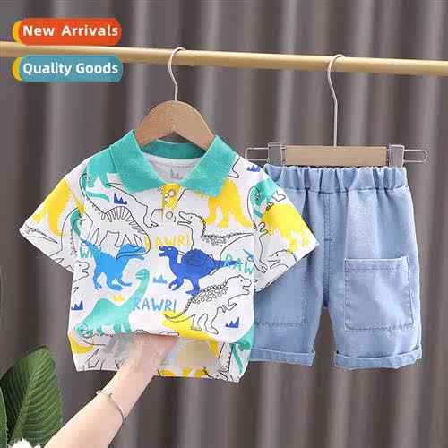 Boys summer su childrens 2022 new baby n carto short-sleeved