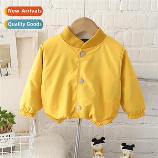 2023 new boys jacket fall spring  autumn  carto childrens cl