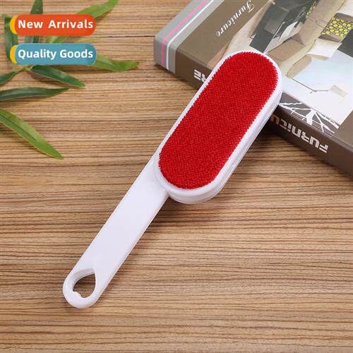 Dust removal double-sided static brush cashmere wool coat br