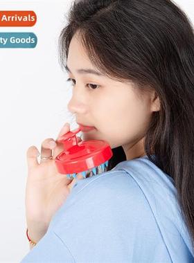 Boxed round shampoo comb does not hurt  scalp massage brush