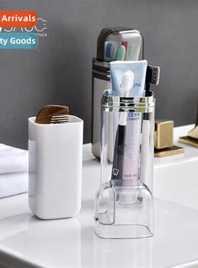 Travel Mouthwash Cup Portable 3-in-1 Wash Set Toothbrush Cup