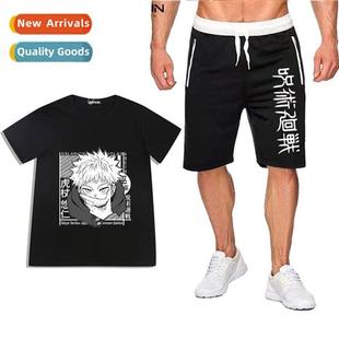 five sleev spell short printed goku war back anime Japans