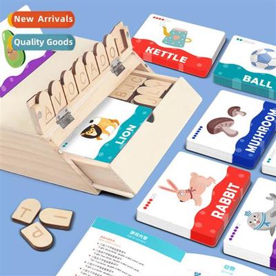 English word card matching magic box childrens early educati