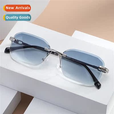 2022 new nd diamd sunglasses women metal foot wire diamd cut