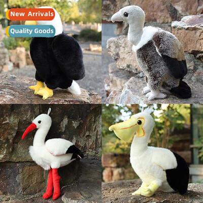 Simulated Birds Vulture Whe Headed Eagle Pelican Flycatcher