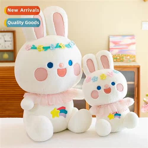 Bunny plush toys rainbow rabb doll doll children men  women