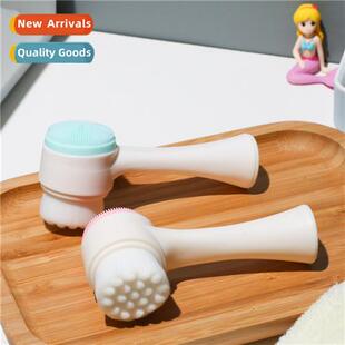 3d silice face wash brush manual cleansing brush face wash c