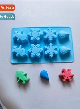 8 csecutive snowflakes, raindrops, chocolate cookies, cake m