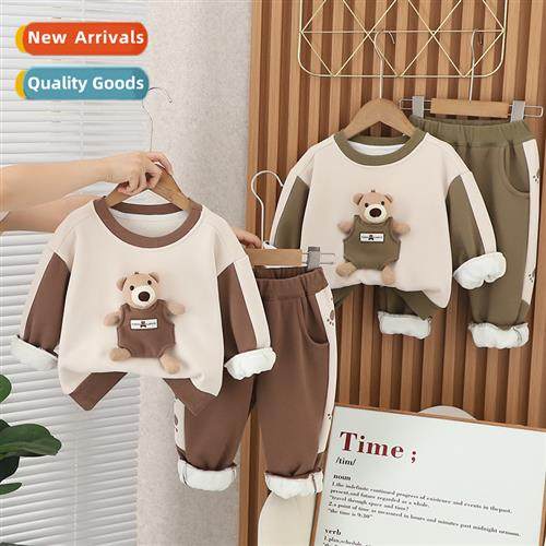 Boys padded su 1-5 years old baby infant carto winter two- s