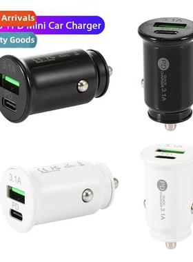 15W 3.1A car charger car charger PD+USB dual port car phe ca