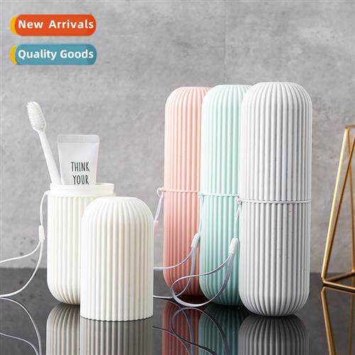 Travel wash mouthwash toothbrush cup portable toothpaste too