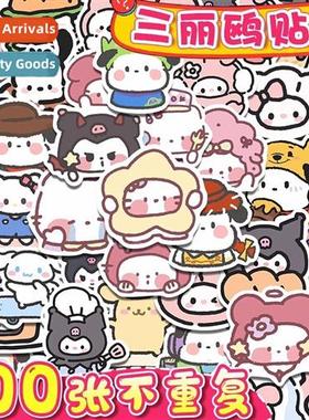 Sanrio stickers Kuromi KT cat big ears dog stickers Melody c