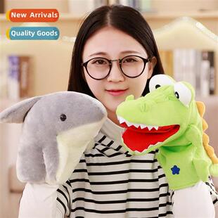 Do-re-mi crocodile shark h puppet plush toy kindergarten tea