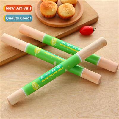 Kchen baking tools solid wood rolling pin large wooden rolli