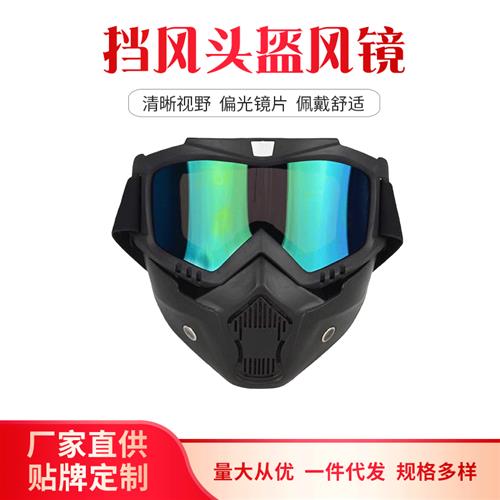 Trendy windshield helmet windscreen polarized glasses mounta