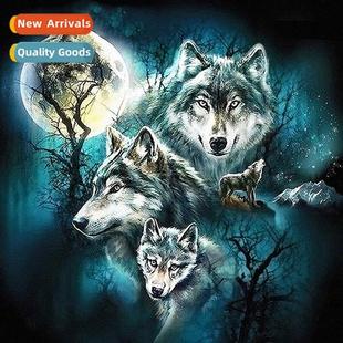 diamd DIY pack full wolf new hmade Diamd round painting