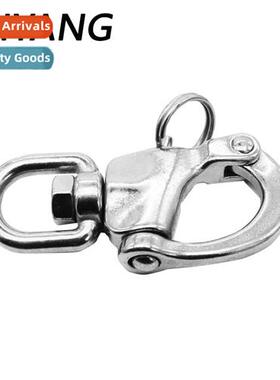 Stainless Steel Swivel Spring Hook Universal Hooks D-Hooks L