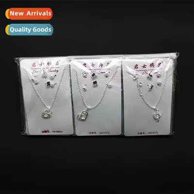 alloy persalized necklace earrings female exquise fashi neck