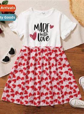 Girls Spring  Autumn 2021 new n middle  large children persa