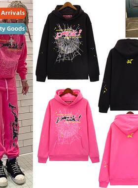 Young ThugSp5der 555555 Hoodie Couples Hooded Pullover Sweat