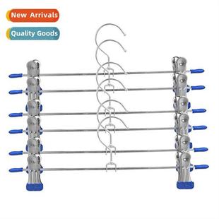 head dollar hanger two blue clip Creative pants