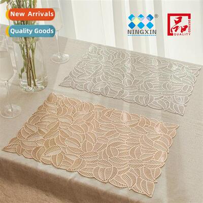 an hollowed out placemats PVC table mats heat insulating mat