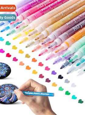 0.7mm Acrylic Marker Water-based Paint Pens Hand Painting DI