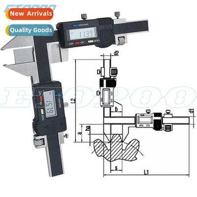 Stainless Steel Integral M1-26 Digal Tooth Thickness Caliper