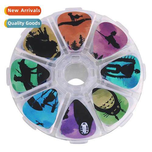 50 Pieces Colorful Pattern Guar Plectrum Set Musical Instrum