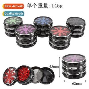 Layer Lightning Aluminum 62MM Sharpener Fluted Cigarette