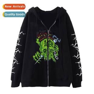 ladies sweatshirt hoodie gothic butterfly dark couple style