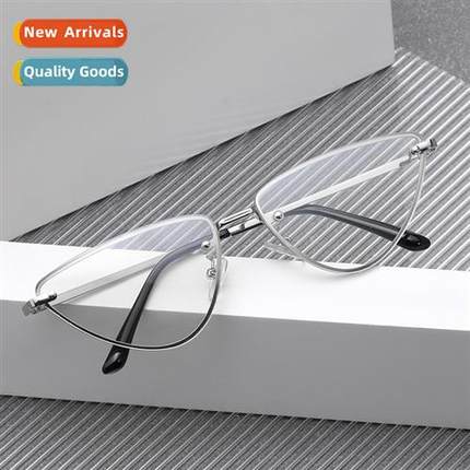 s521 nd cat eye metal sunglasses ins wind set beat tide sung