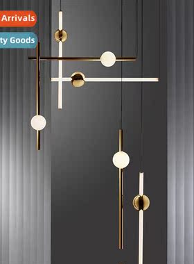 Scinavian minimalist lines combinati  light luxury luminous