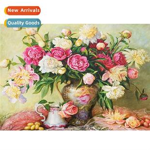 New hmade simple point drill cross stch decorative painting