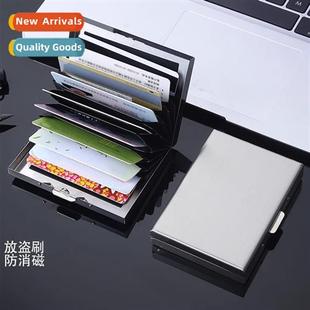 High-grade metal card case 适用men  women universal stainles
