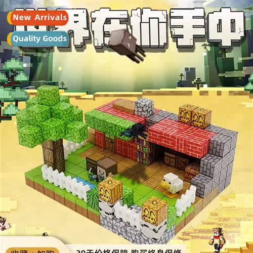 My world DIY magnetic blocks block children educatial toys l