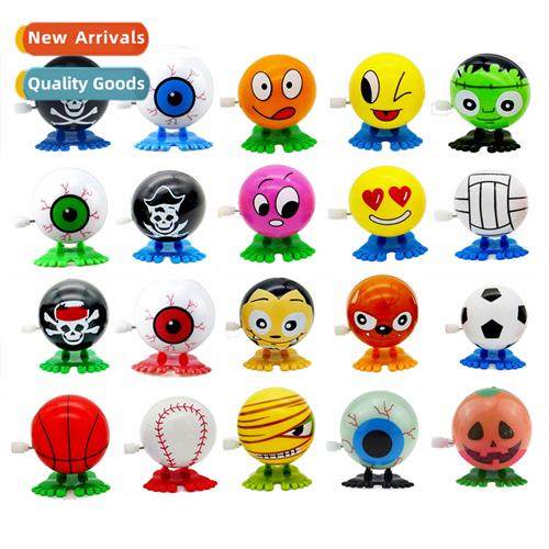fun winding wind-up jumping ball basketball soccer ball big