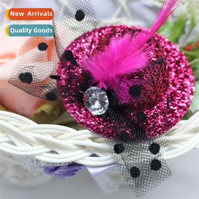 n  accessories stage performances small bowler hat  clips pe