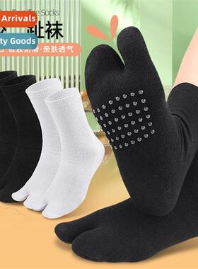 Mens  womens cott two-toe socks clip toes flip-flops clogs s