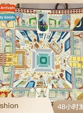 New twill silk silk scarf ~ spring and summer printing sunsc