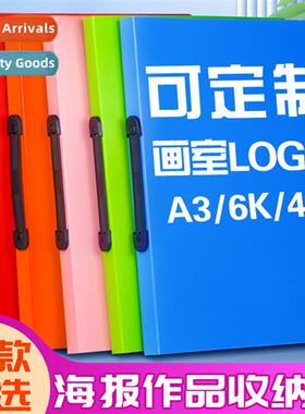 Portable picture book organizer a3 folder 4k binder children