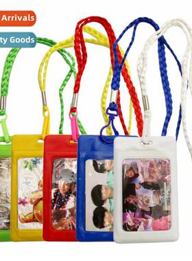 Plastic Card Holder Work ID Card Holder Student Badge PVC Wo